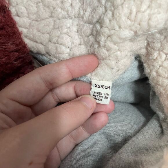 Weatherproof Vintage XS Rust Red Sherpa Jacket - Picture 4 of 6